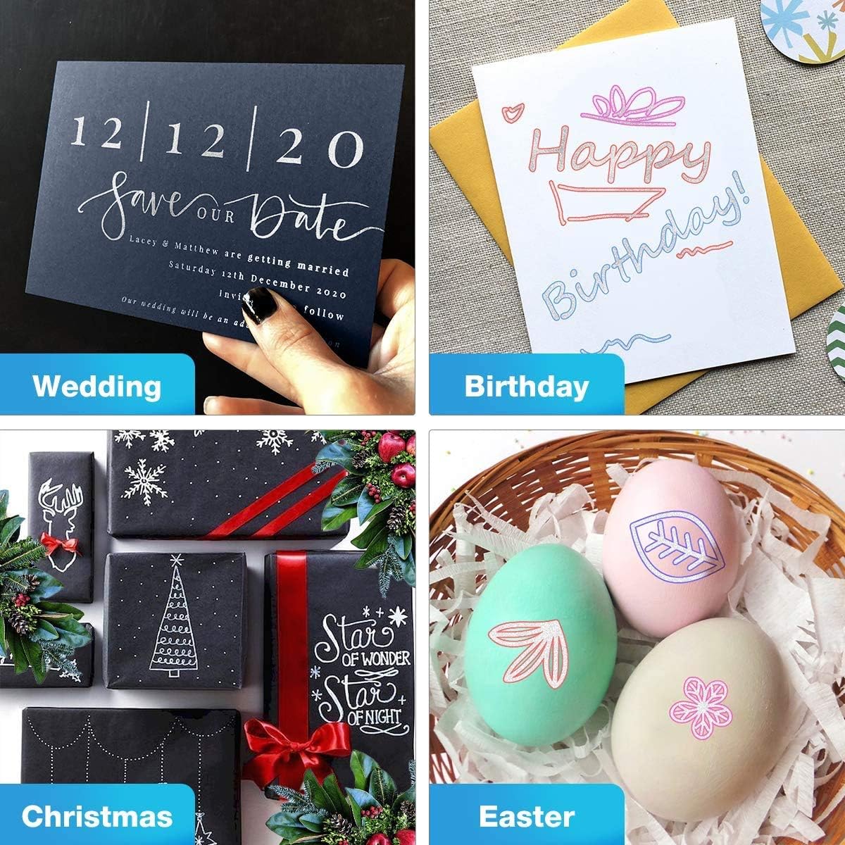 Vibrant glitter pens for girls aged 4 to 12