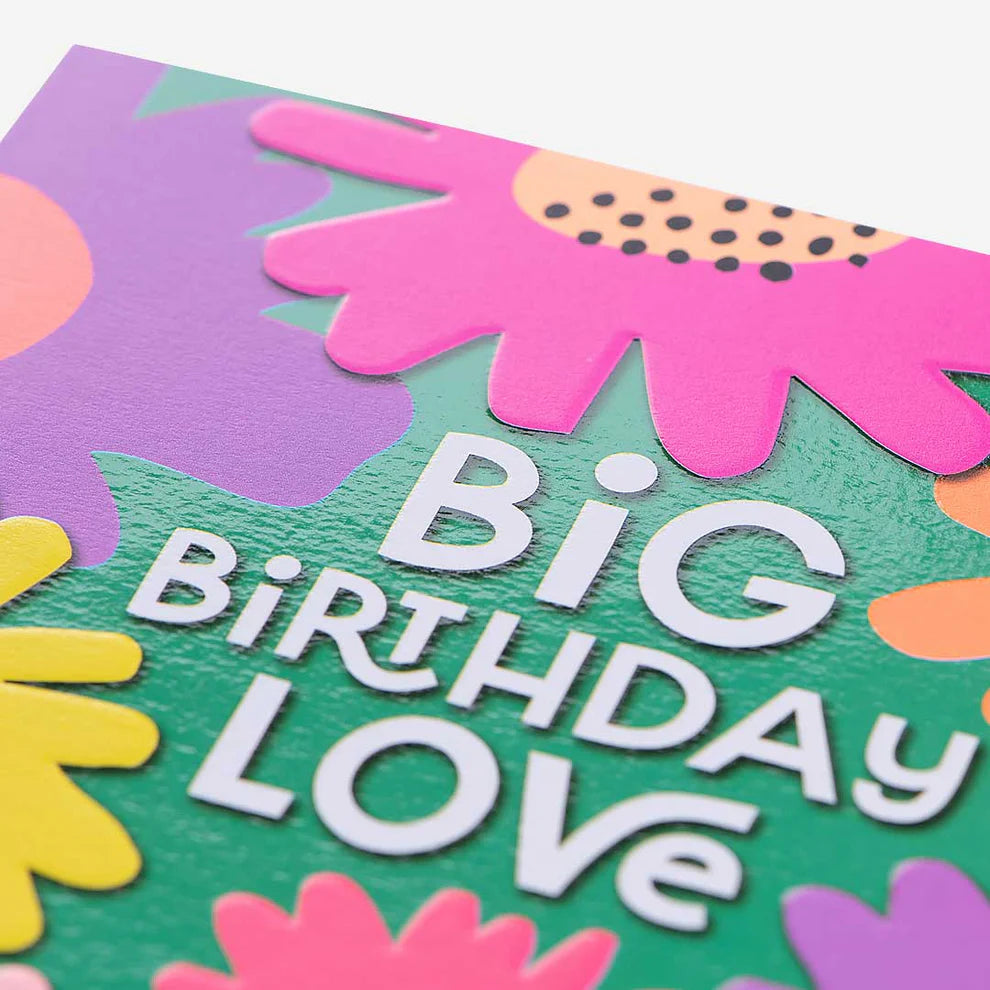 Birthday Love Floral General Card, a charming design featured in birthday cards and birthday card greeting cards for heartfelt celebrations.