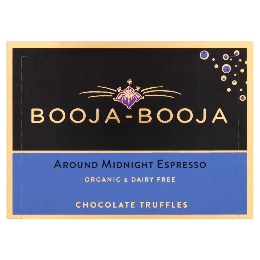 Booja-Booja Midnight Espresso Chocolate Truffles 92g vegan chocolate box