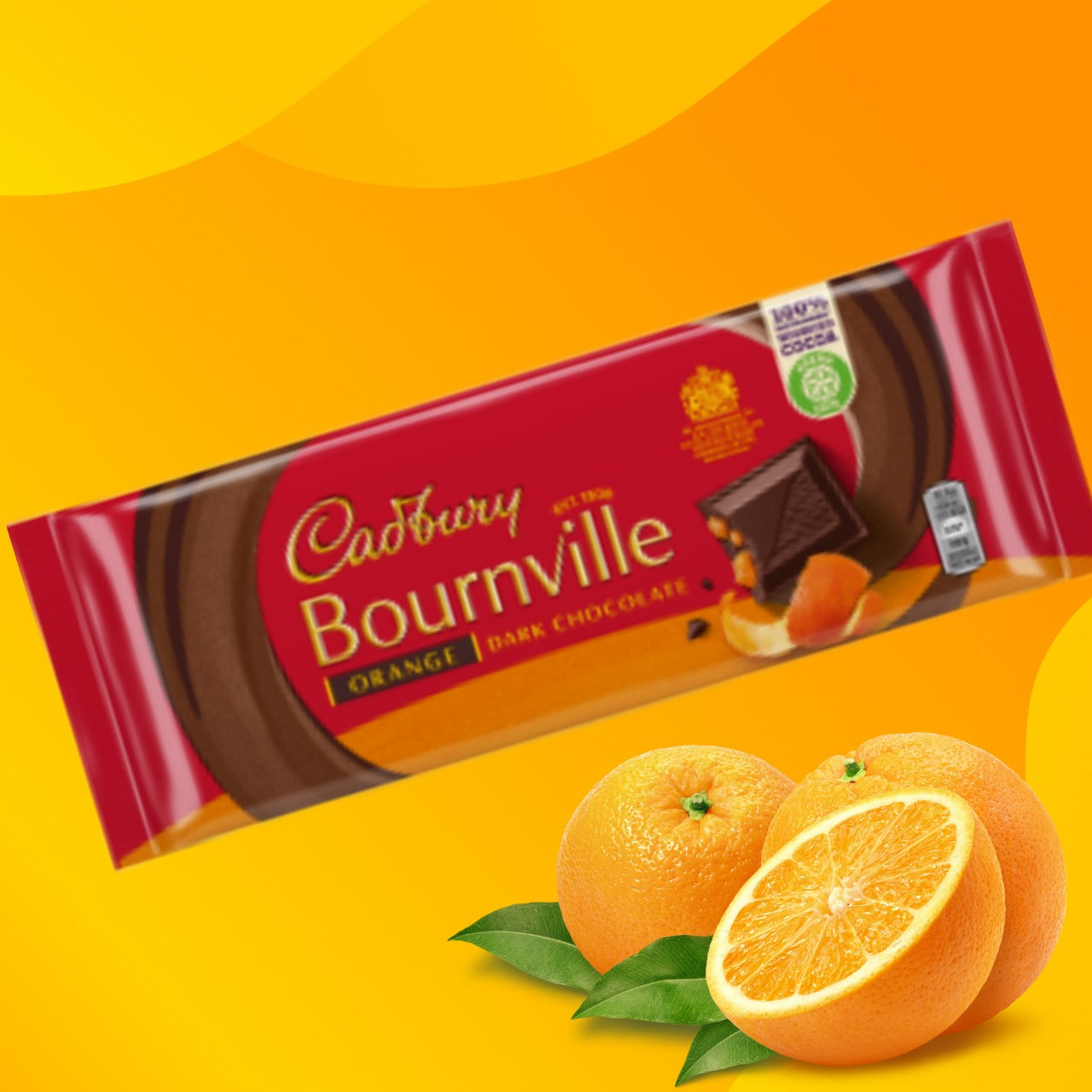Bournville Dark Chocolate Orange gift box selection with card