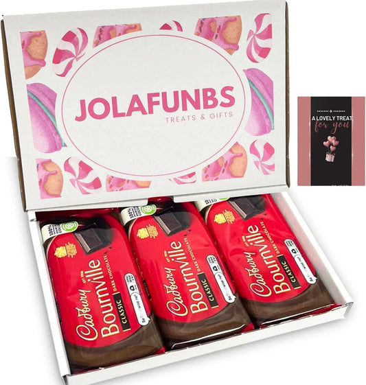 Bournville chocolate hamper packaged as a perfect letterbox gift