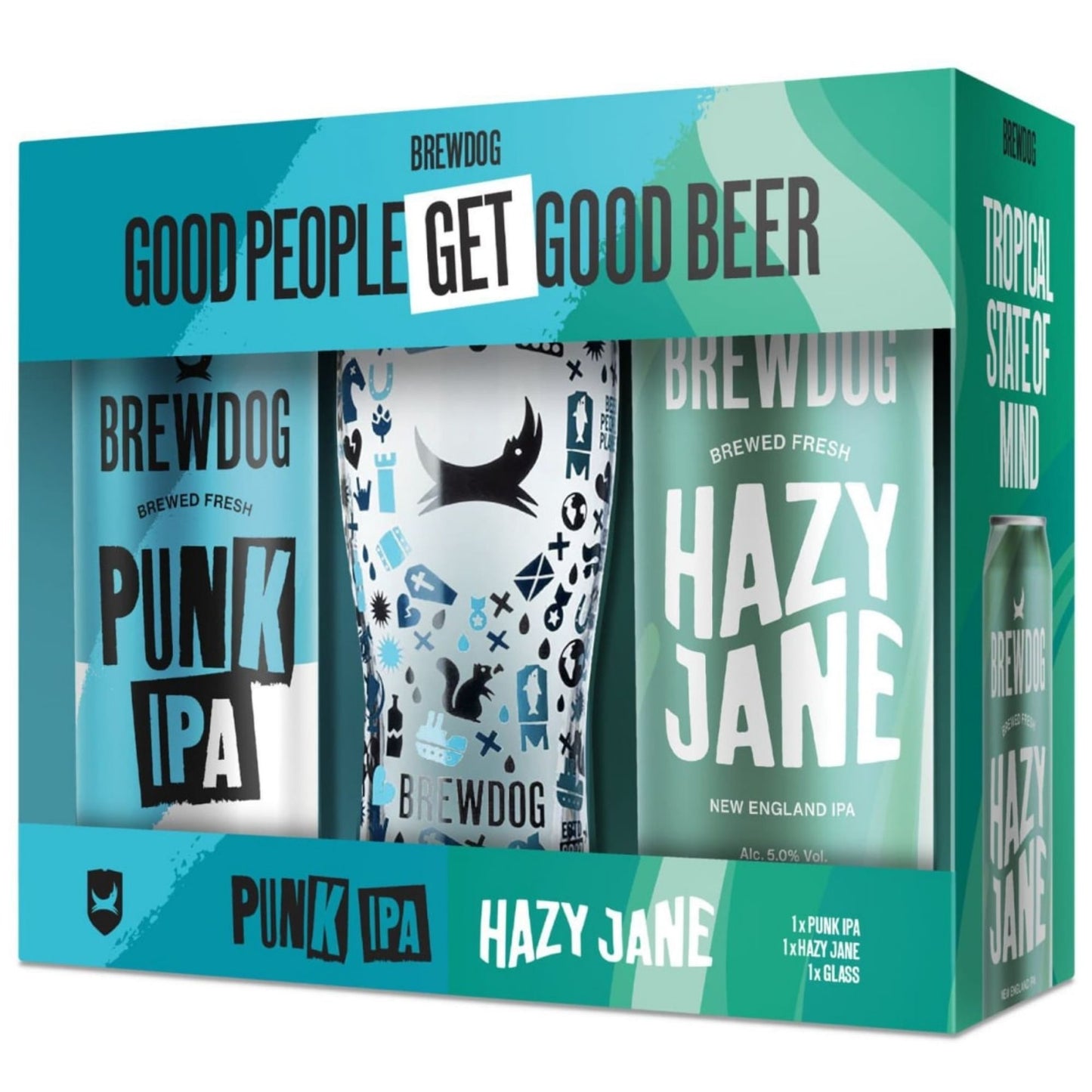 BrewDog Punk IPA and Hazy Jane gift set