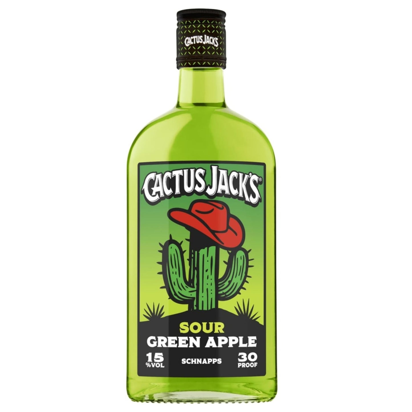Cactus Jacks Sour Green Apple Schnapps 75cl bottle