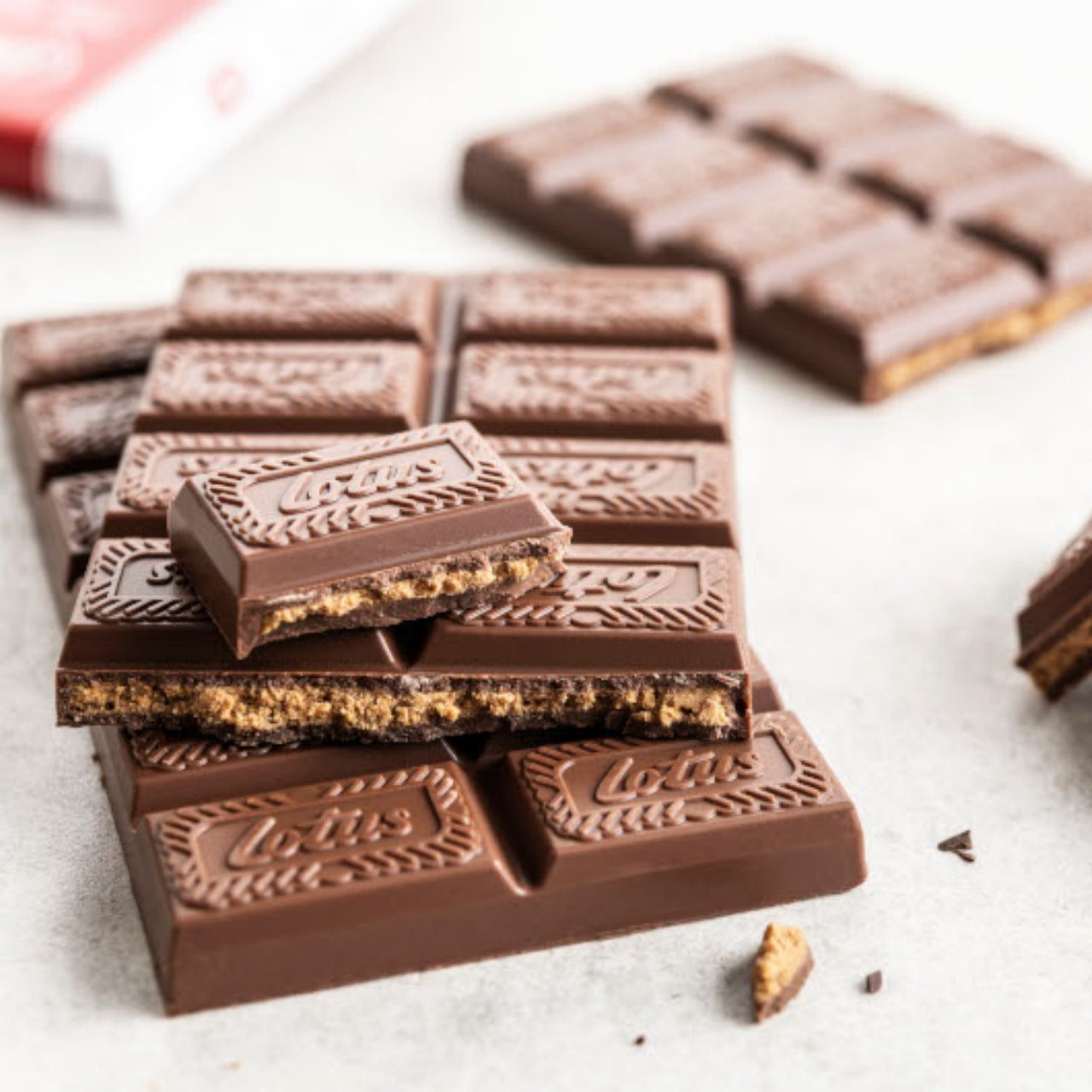 3 pack of Cadbury Dairy Milk chocolate bars with Lotus Biscoff