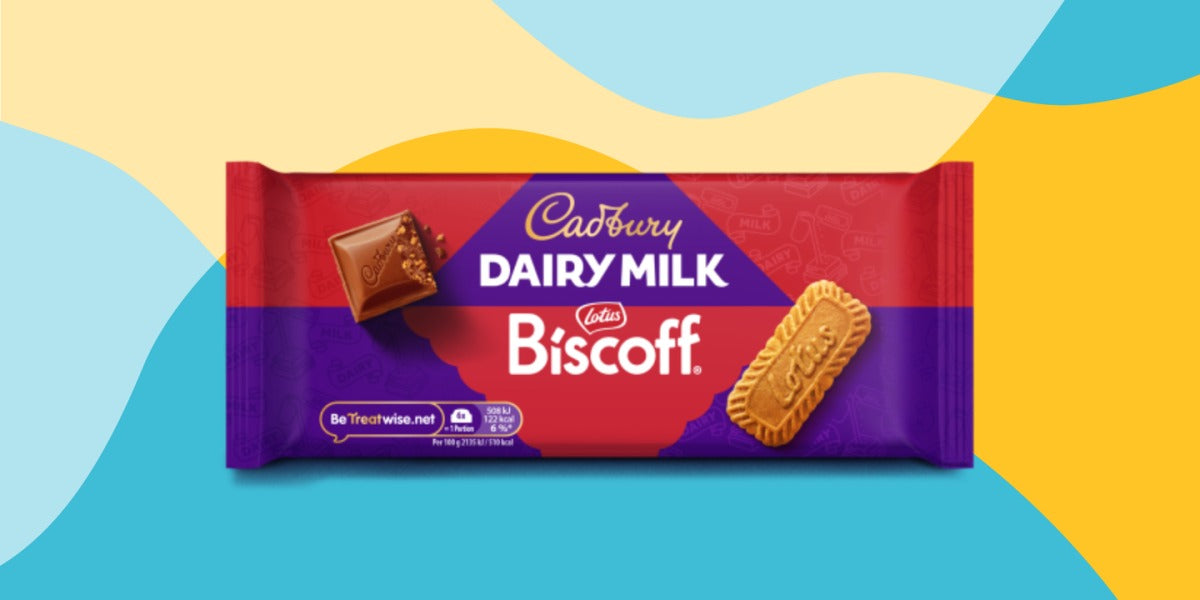Cadbury Dairy Milk With Lotus Biscoff Chocolate Bar 95g