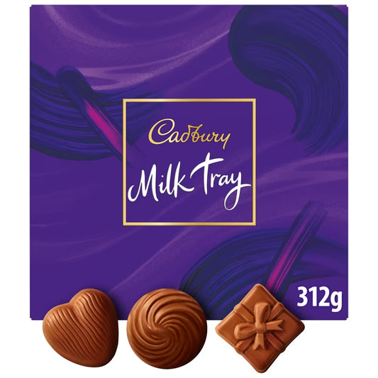 Cadbury Milk Tray Chocolate 312g assorted Dairy Milk chocolates gift box