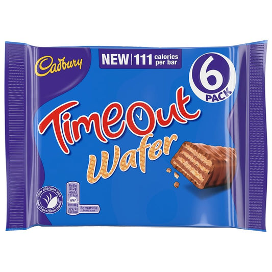 Cadbury Time Out Chocolate Bars 6 pack