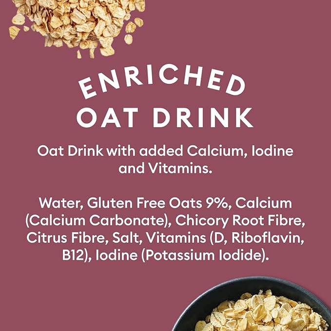 clean label oat drink no oils or thickeners