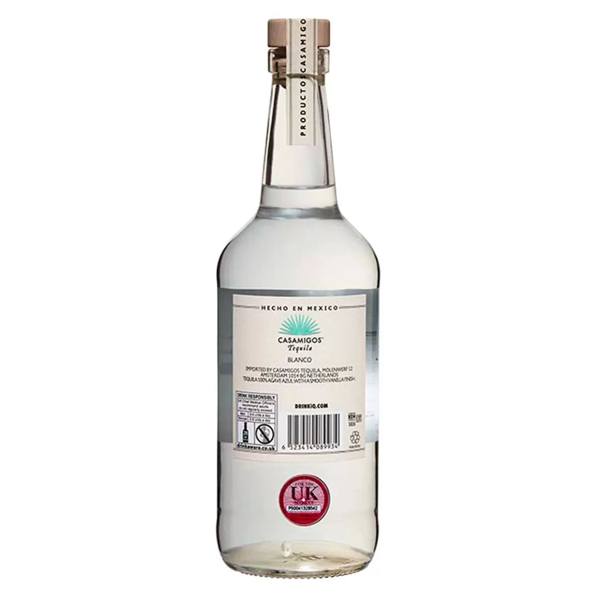 Casamigos Blanco Tequila – 70cl – Close-Up Luxury View