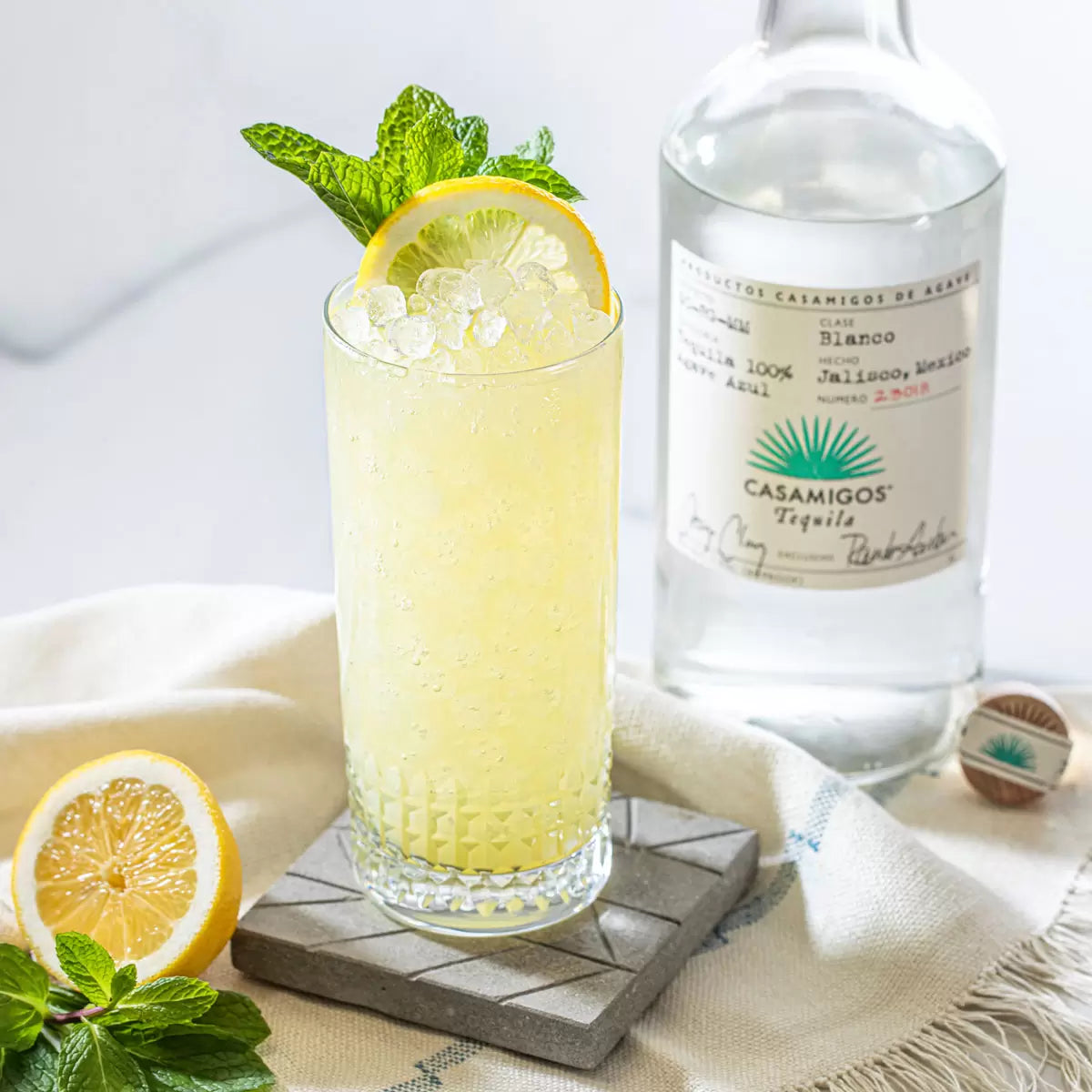 Casamigos Blanco Tequila – 70cl – Top Angle View