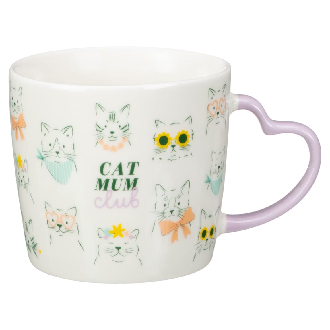 Cat Mum Club novelty mug design for pet lovers