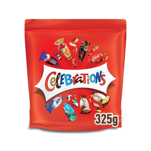 Celebrations Chocolates Sharing Pouch 325g assorted milk chocolates