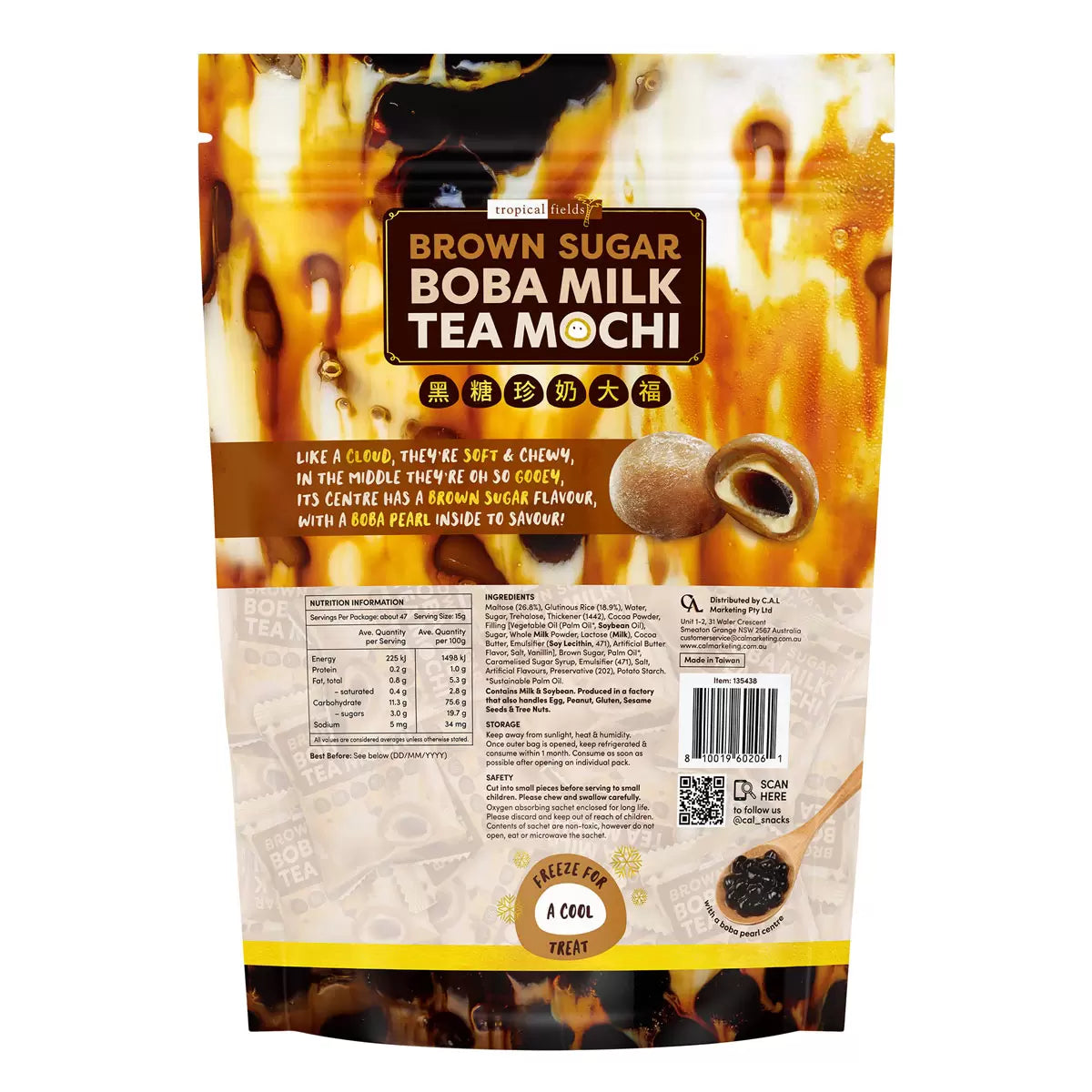 Soft and chewy milk tea mochi balls – perfect Asian dessert treat