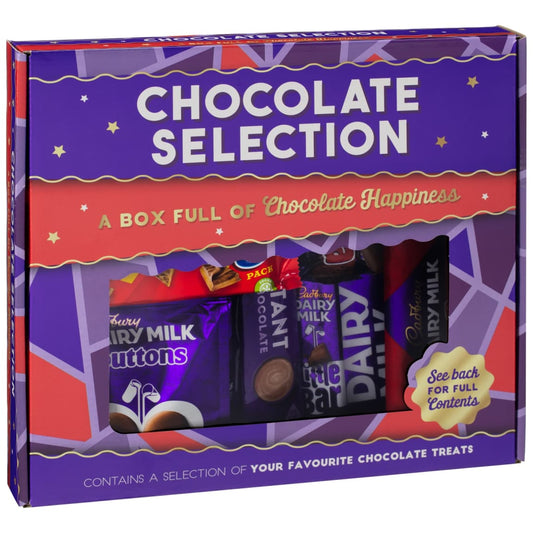 Chocolate Selection Hamper Gift Box 559g filled with Cadbury favourites