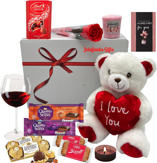 Chocolate sweets gift hamper box with assorted treats