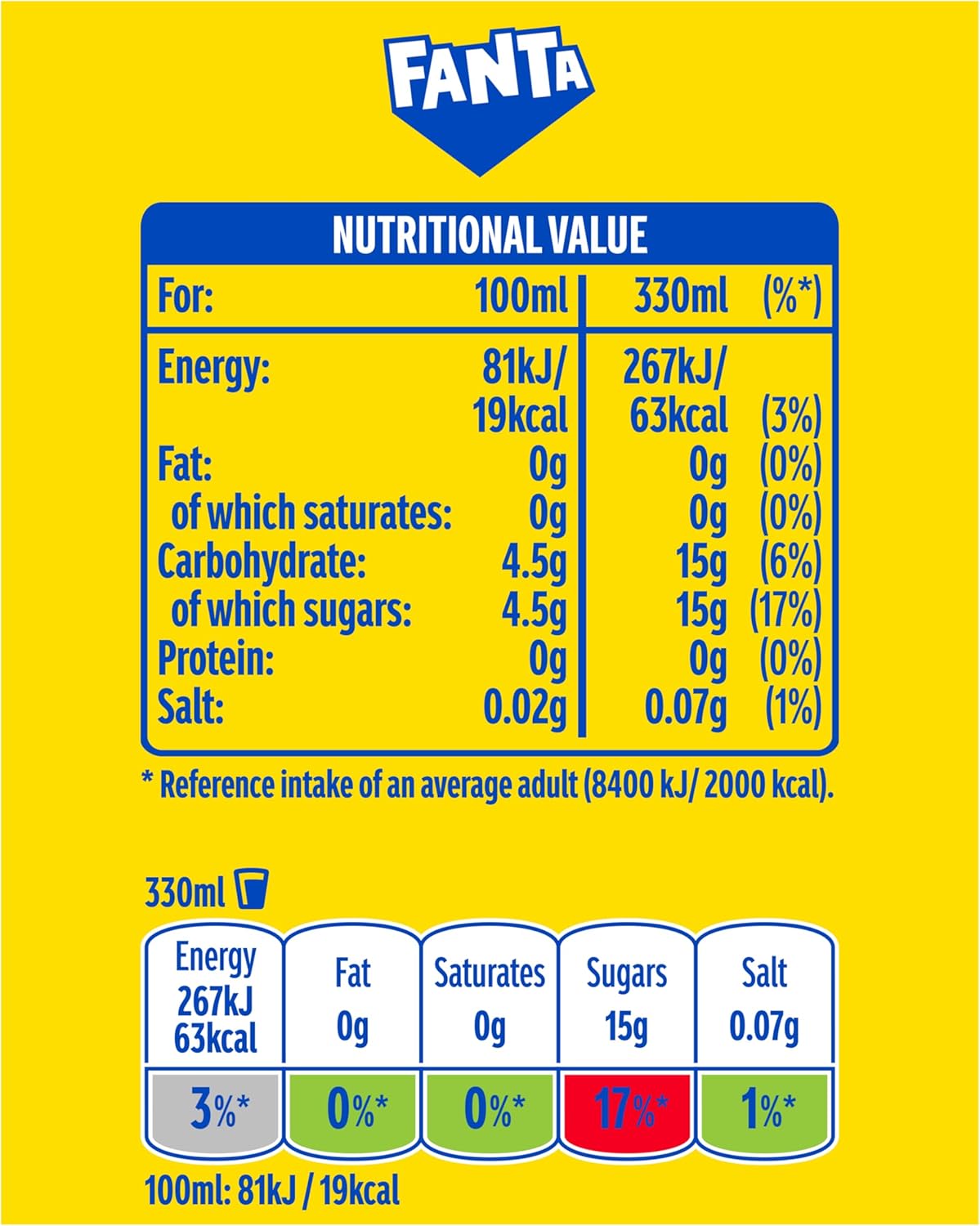 Citrusy sparkling drink in 330ml cans perfect for any occasion