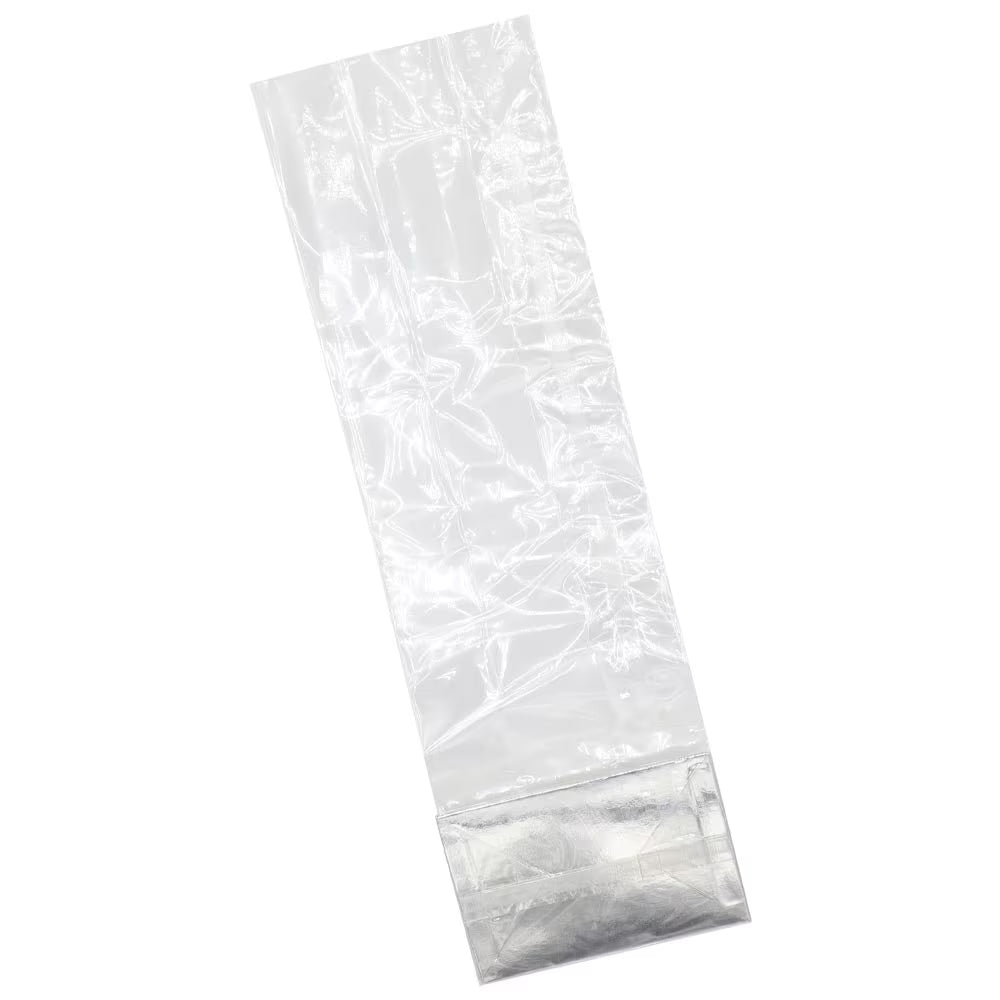 Clear Silver Base 100 Bags for sweets and gifts