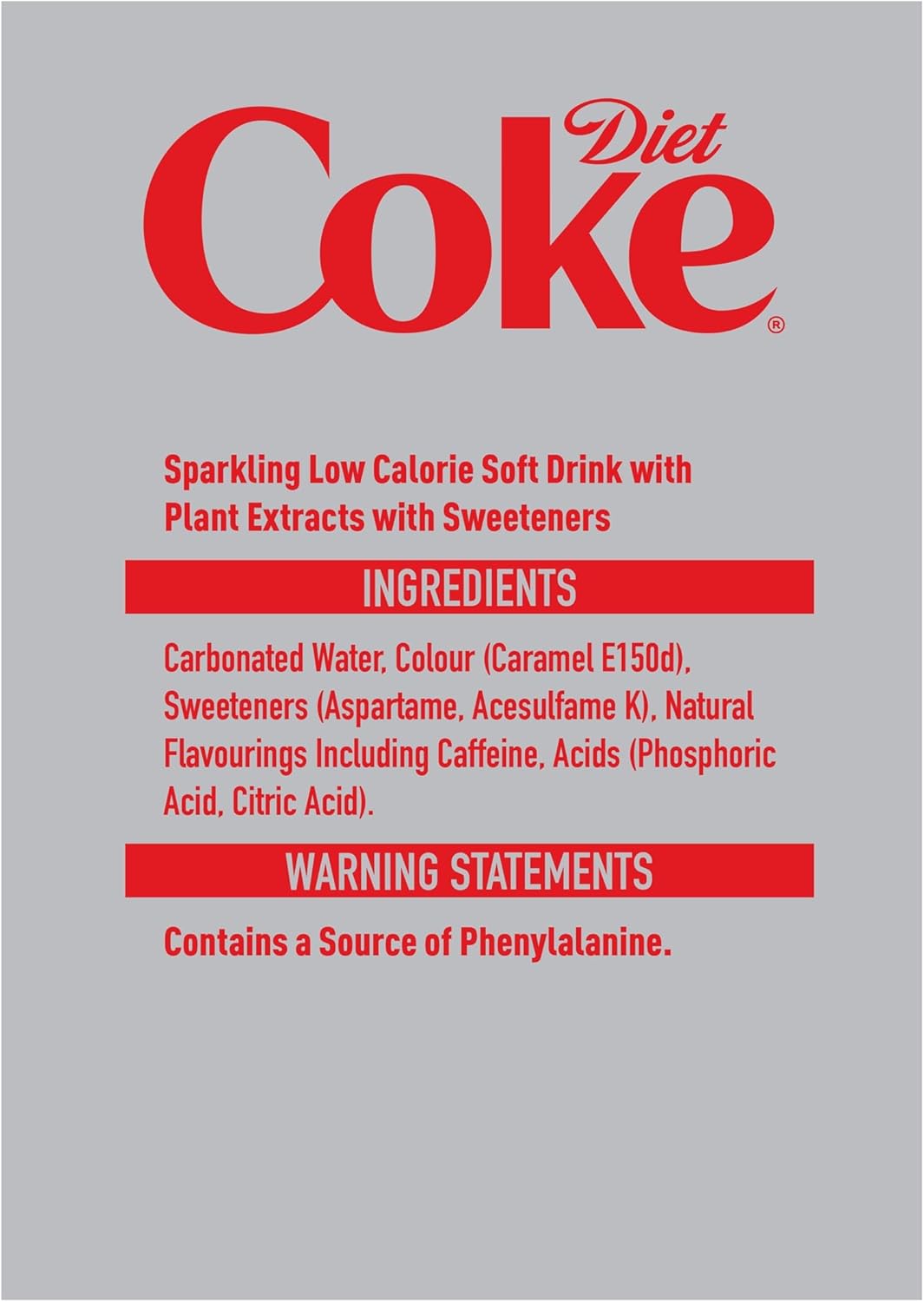 Coke Diet Tray 330 ml (Pack of 24)
