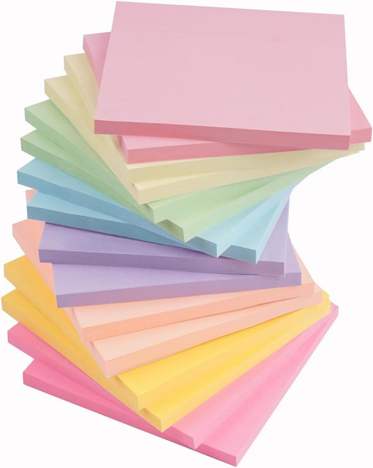 Pack of 16 multicolour sticky notes in 3x3 size