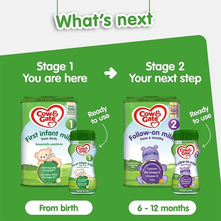 newborn stage one ready-to-feed formula bottles