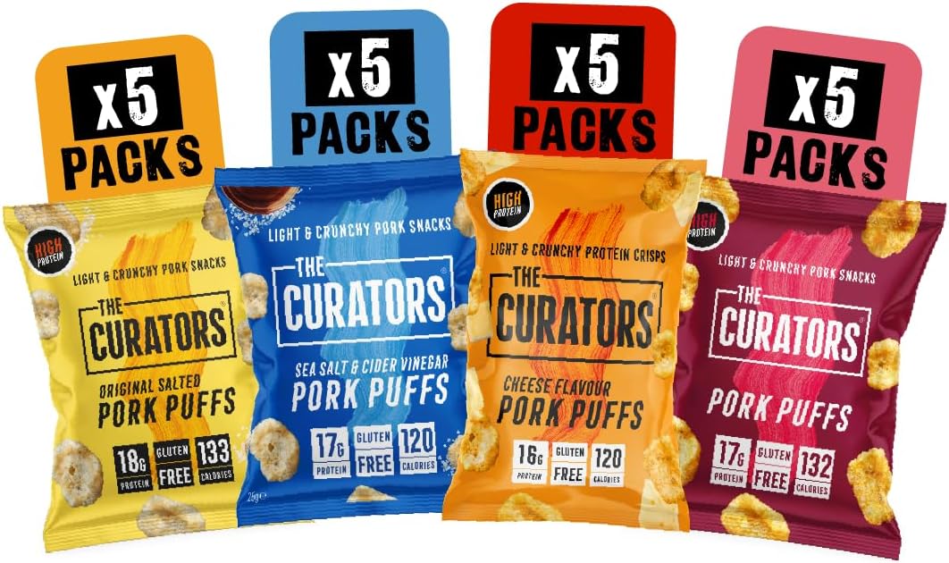 The Curators Protein Pork Puffs Variety