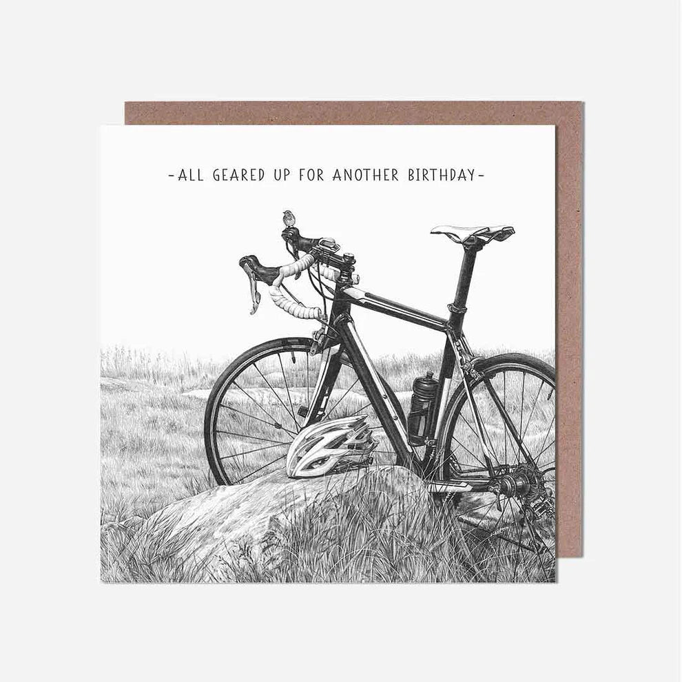Trend birthday card – Cycling All Geared Up Birthday Card from our collection of birthday card greeting cards