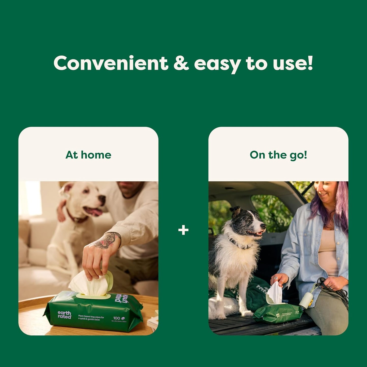 Daily grooming dog wipes – hypoallergenic and lightly scented