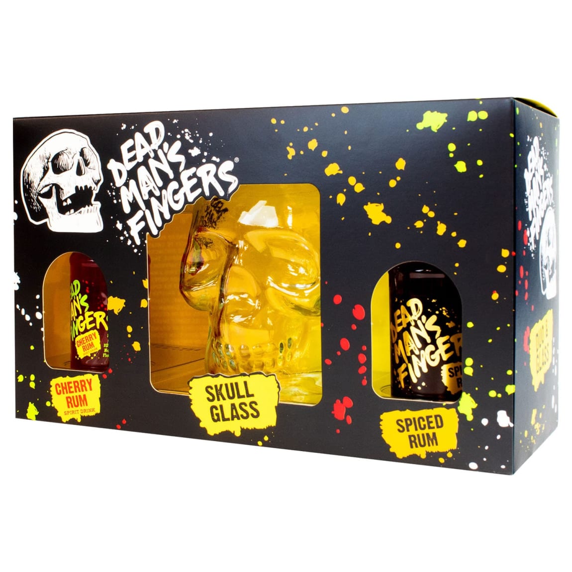Dead Man’s Fingers skull glass rum set perfect for gifting