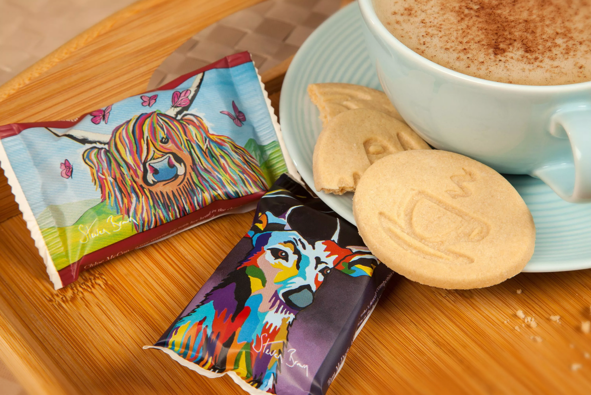 Individually wrapped Deans shortbread catering pack