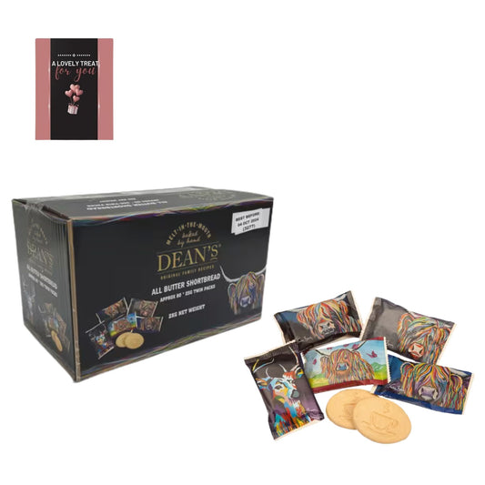 Deans Steven Brown shortbread biscuits 80 x 25g