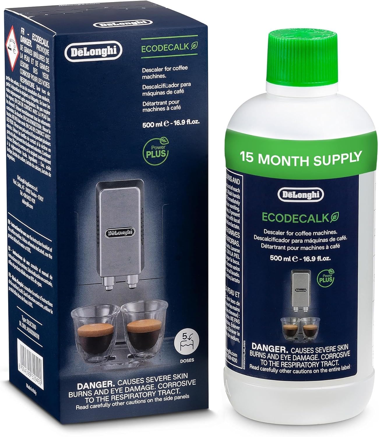 De'Longhi EcoDecalk Descaler 500 ml