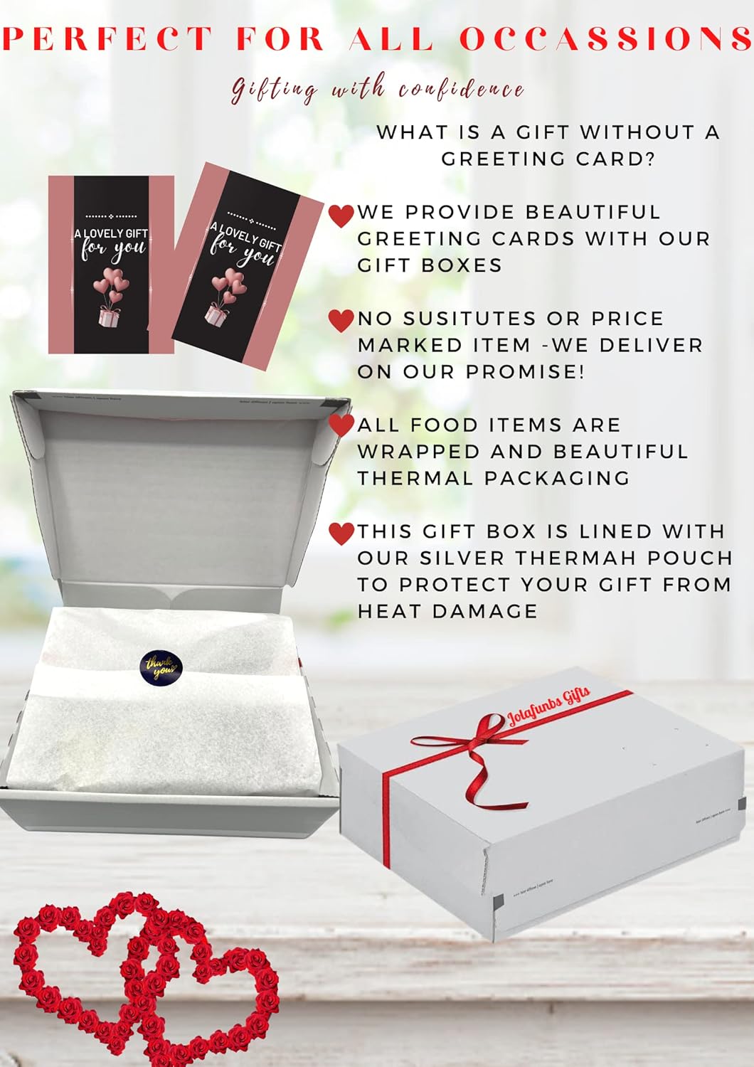 Deluxe Kinder chocolate gift box with Bueno and card for special occasions