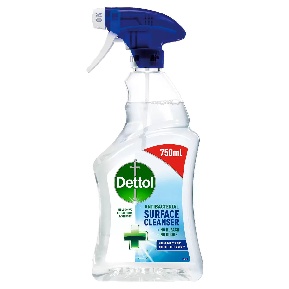 Dettol Antibacterial Surface Cleanser, 4-pack (750ml) for long-lasting use