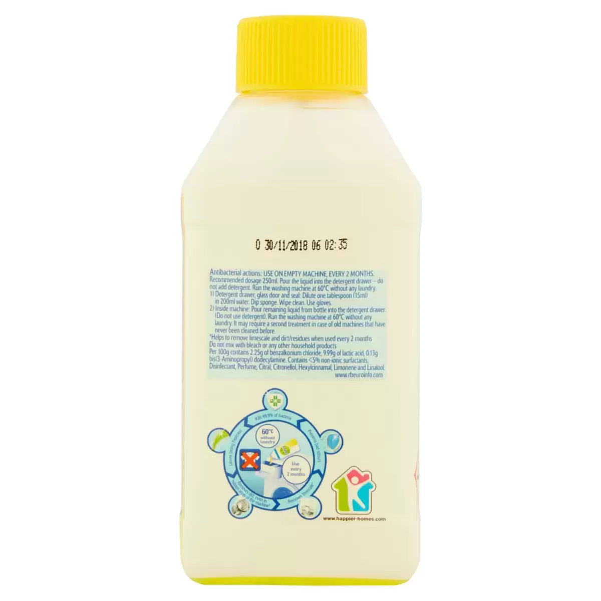 Dettol Washing Machine Cleaner removing odors and bacteria for freshness