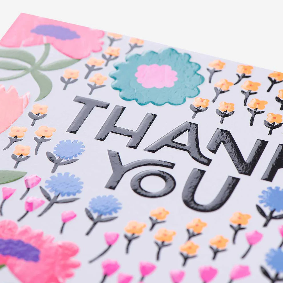 Ditsy Floral Thank You Card, a beautiful personalised thank you card perfect for expressing gratitude with stylish thank you cards.