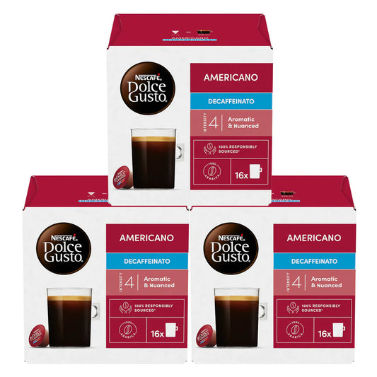Smooth decaf Americano coffee for gentle daily enjoyment