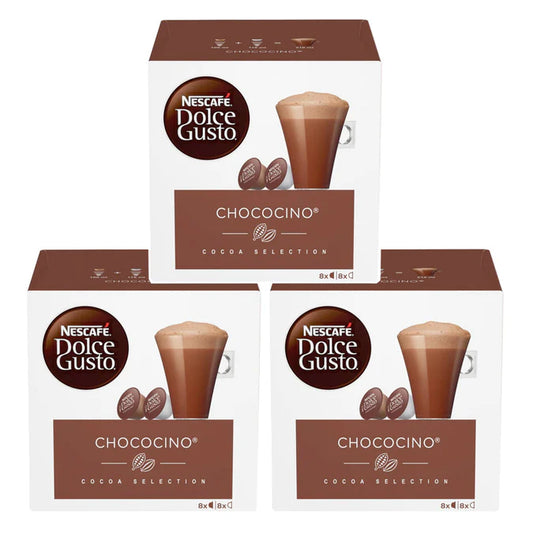 Dolce Gusto Chococino pods for rich hot chocolate
