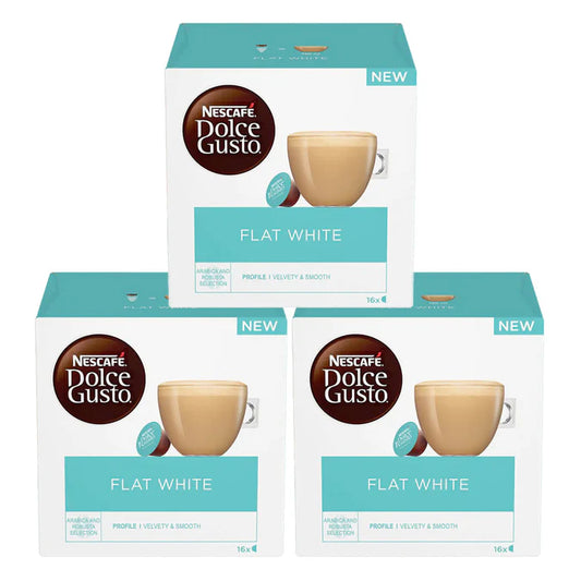 Dolce Gusto Flat White coffee pods case of 3x16