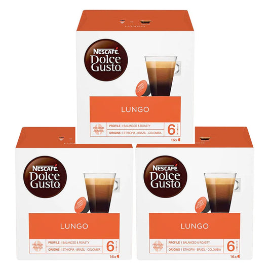 Dolce Gusto Lungo pods with smooth medium roast