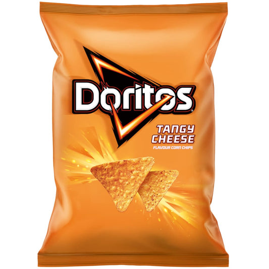 Tangy Cheese Doritos tortilla chips ready to snack