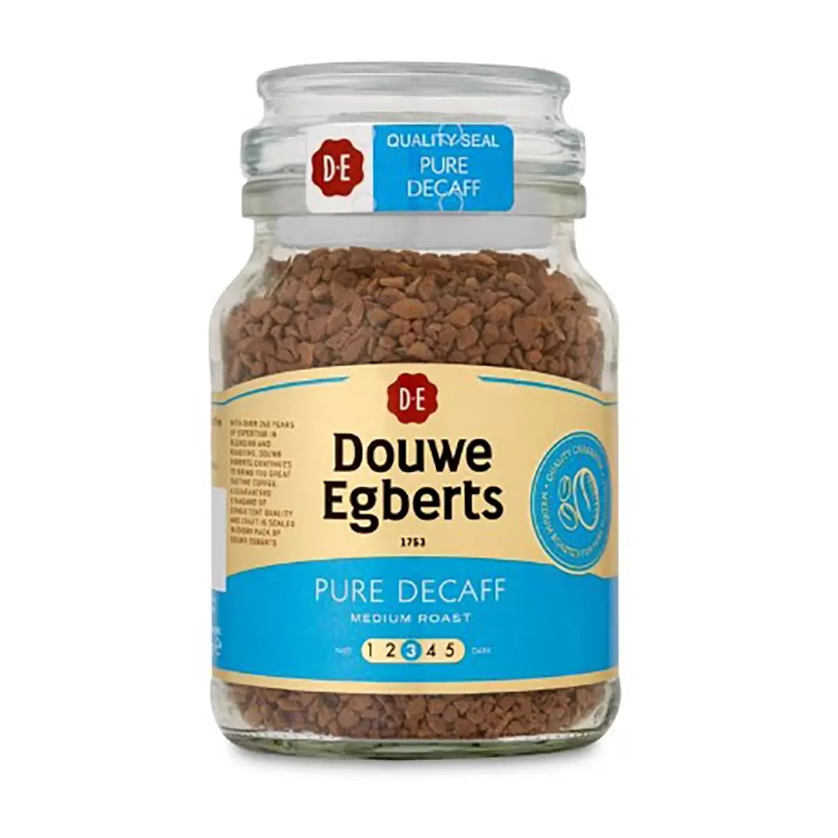 Ground Douwe Egberts Pure Decaff Medium Roast 400g for a smooth, rich brew