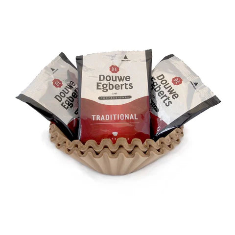 Douwe Egberts Traditional Filter Coffee Sachets 45 pack with filters