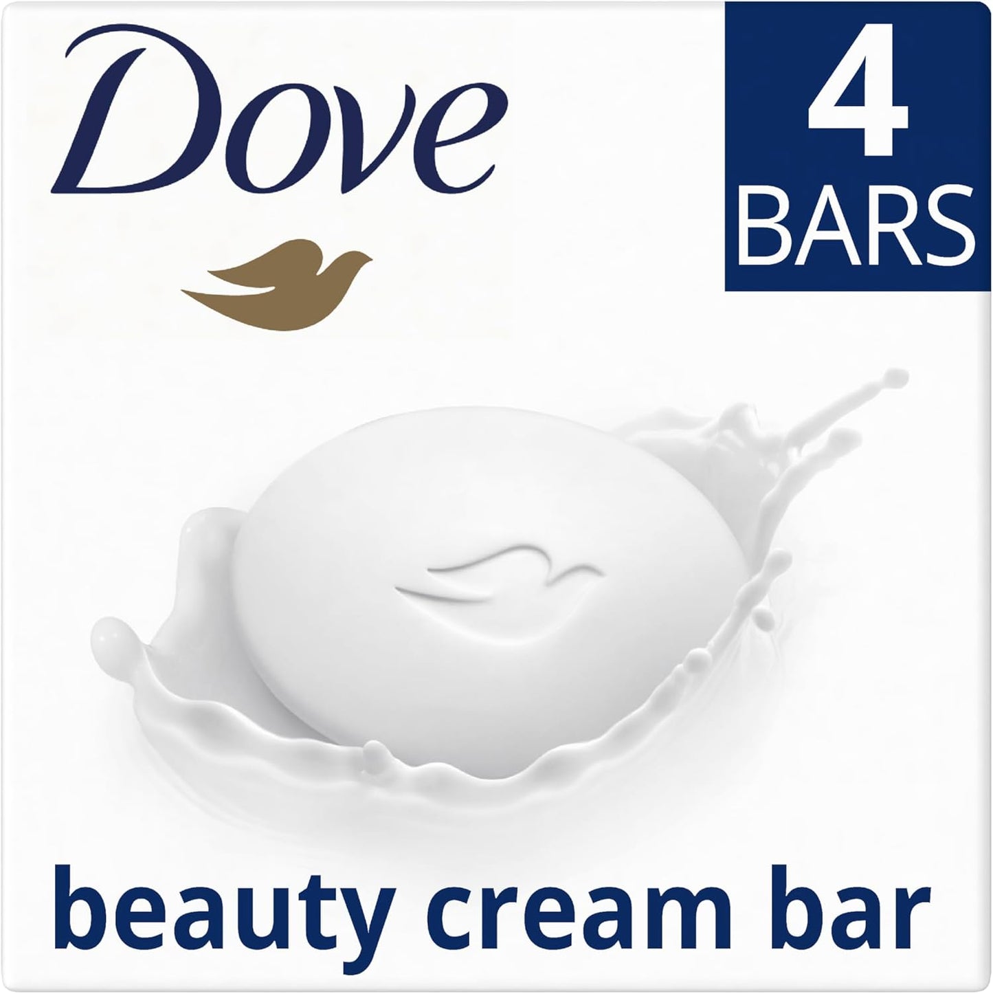 Dove Original Moisturising Bar Soap 4 x 90g for soft and smooth skin