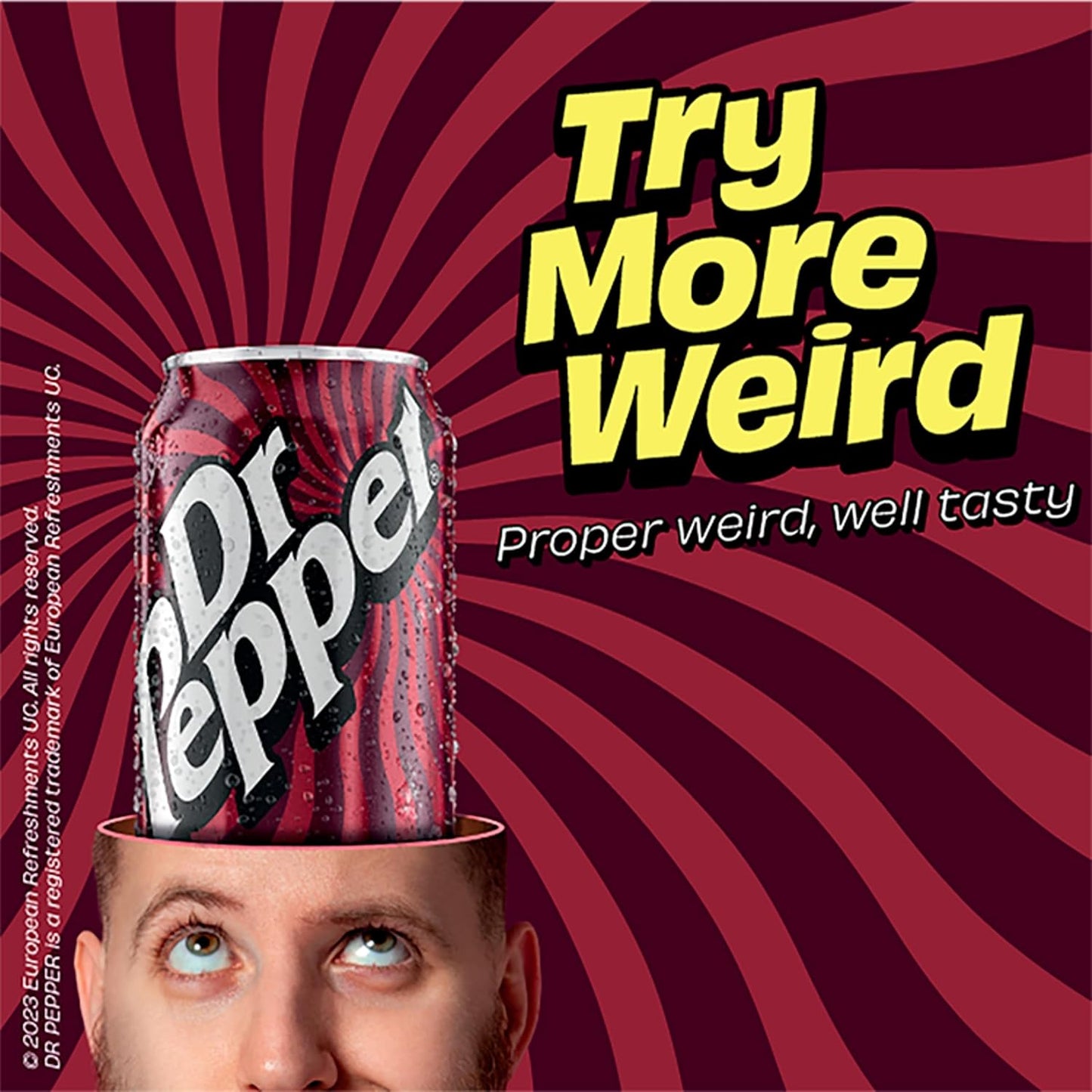 Dr Pepper 24 cans bold flavour carbonated drink for a refreshing taste