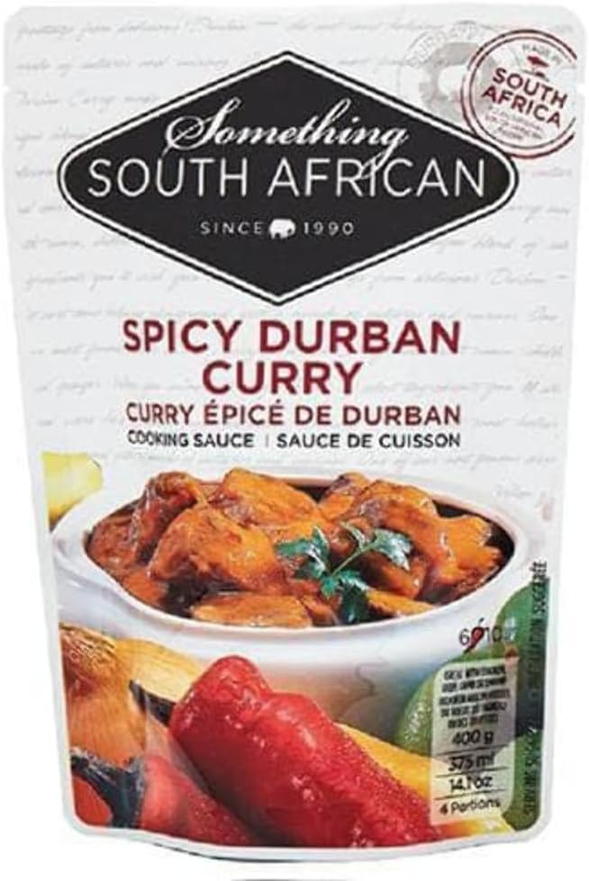 South African spicy Durban curry sauce 400g pack