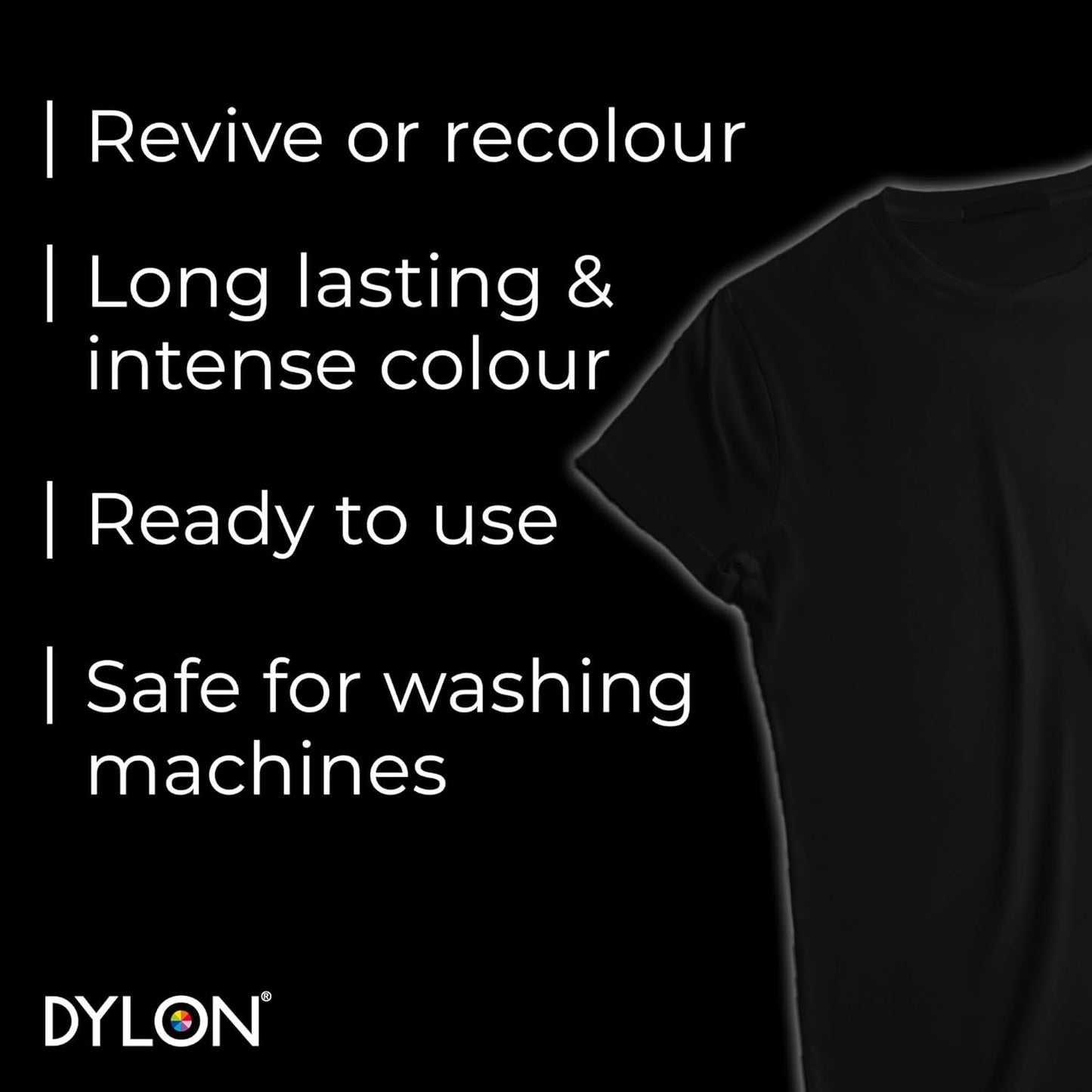 Rich black color for your fabrics