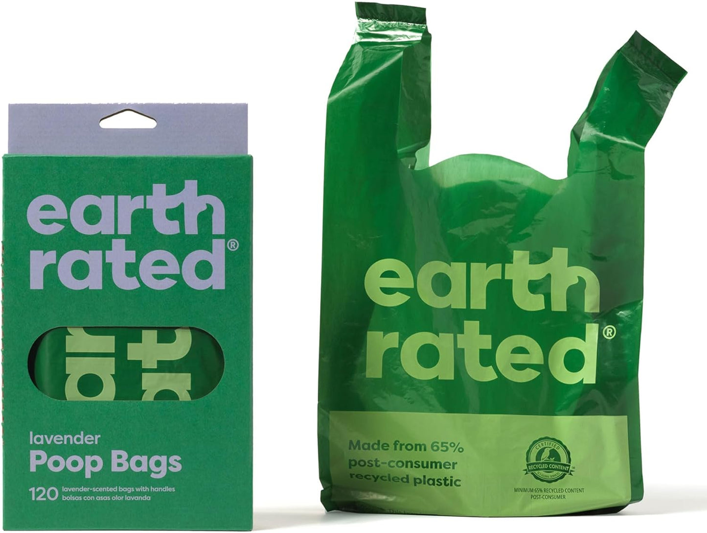 earth rated dog poo bags with handles 120 pack