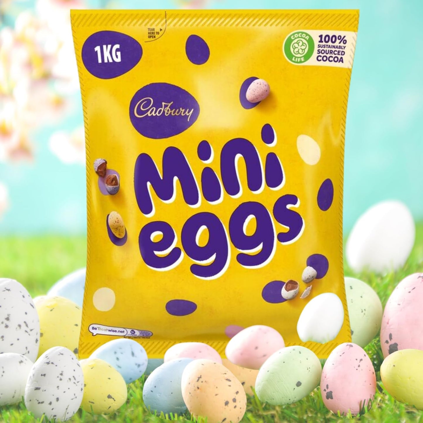 1kg chocolate mini eggs – ideal for parties, hunts, and events