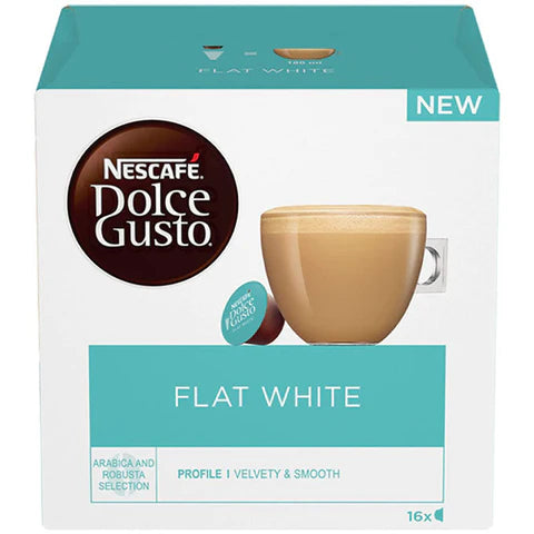 Easy home-brew flat white coffee pod