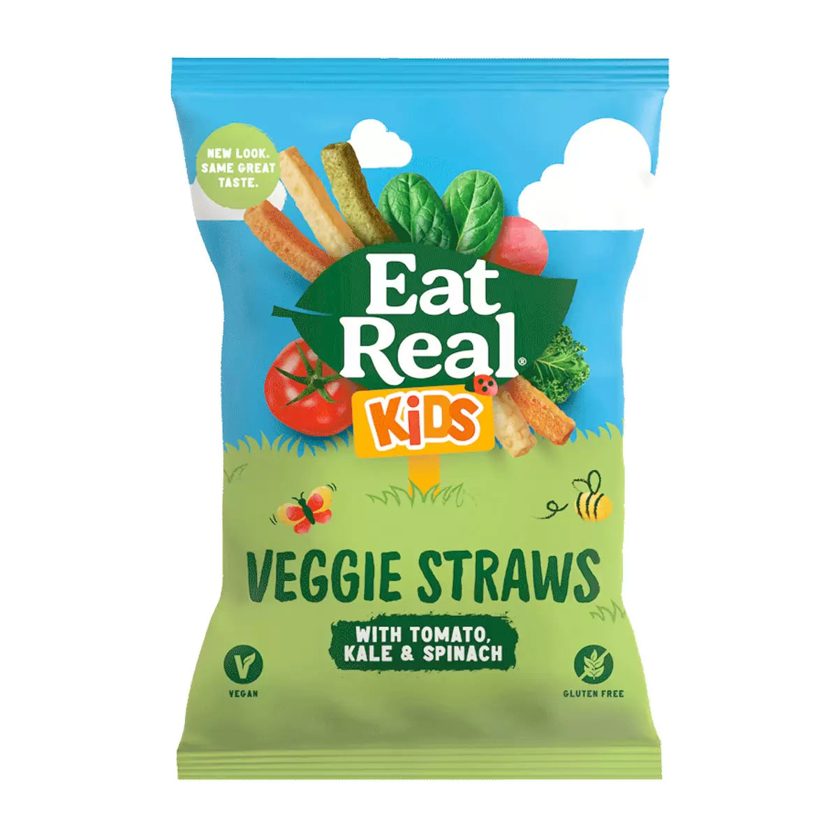 Enjoying a crunchy, healthy snack with Eat Real Veggie Straws 24 x 20g